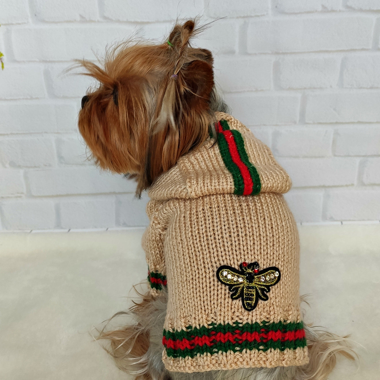 Knitting Pattern for Small Dog Sweater – PDF Download | DIY Pet Clothes | Yorkie & Chihuahua Jumper Pattern