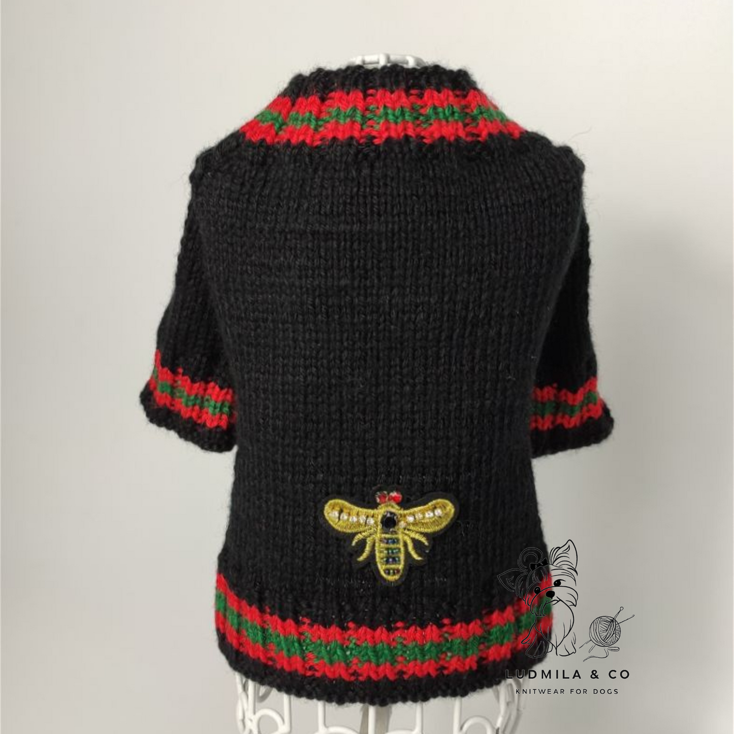 Knitting Pattern for Small Dog Sweater – PDF Download | DIY Pet Clothes | Yorkie & Chihuahua Jumper Pattern