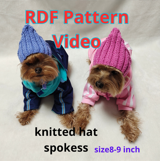 Knitting Pattern: Winter Hat for Small Dogs – Video Tutorial